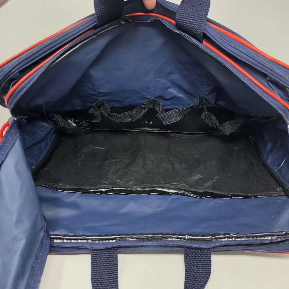 Rare Adidas Duffel Bag Gym Travel Sports Trefoil Carry On Track And Field Vtg